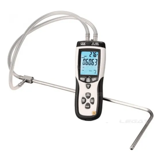 Termo Anemómetro Con Sonda Pitot | Manómetro Dt-8920 Cem