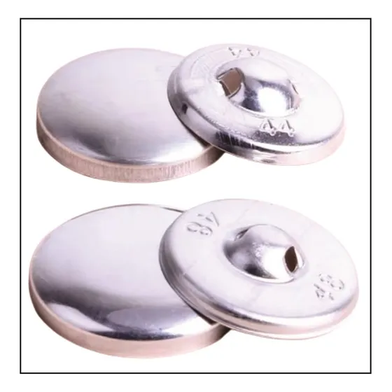 Botones De Aluminio Para Forrar 22 Mm. #36  100-pack