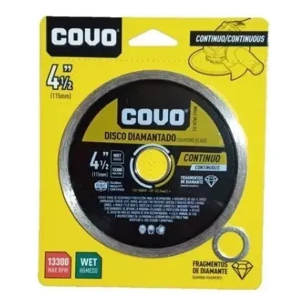 Disco De Corte Continuo Diamantado 4puLG Covo