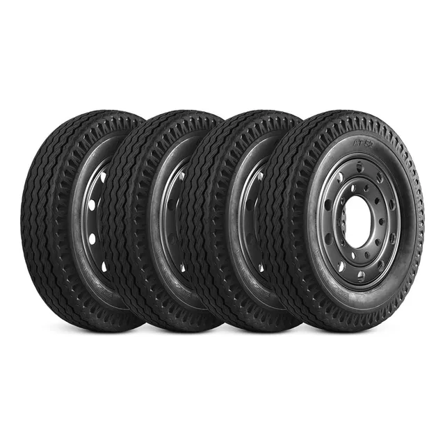 4 Pneu 7.50-16 116/114l Tt 10pr Liso Rodoviário Anteo At52