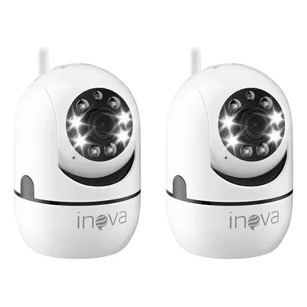Kit Câmera De Segurança Inova Full HD 1080p Com Visão Noturna Colorida e Áudio Bidirecional