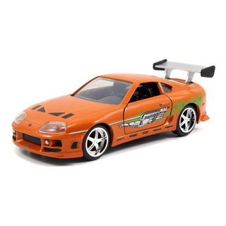 Toyota Supra Brian O´conner Rapido Y Furioso Jada Escal 1:32 Color Naranja Toyota Supra Brian O´conner Rapido Y Furioso Jada Escal 1:32 Color Naranja