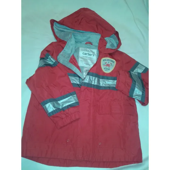 Chaqueta Para Niños  Carter's Impermeable. Bombero. Talla 4