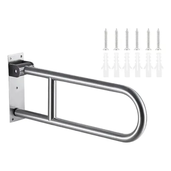 Agarradera Rebatible Barra Apoyo Discapacitado Acero Inox