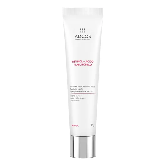 Adcos Derma Complex Retinol + Ácido Hialurônico - Creme Anti