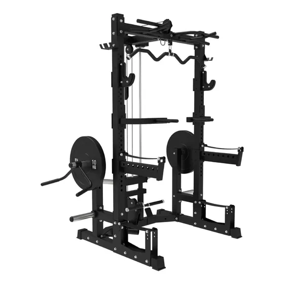 Half Rack Jaula De Potencia Multigimnasio Squat Multifuerza