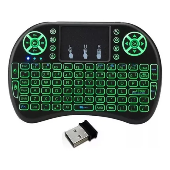 Mini Teclado Inalambrico Touchpad Mouse Smart Tv Box