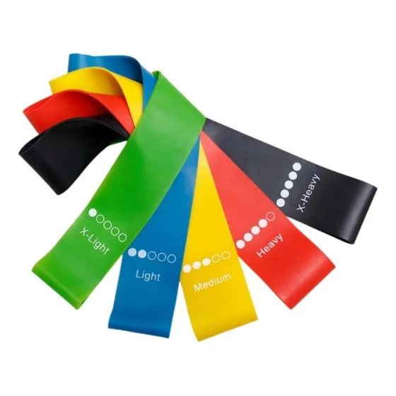 Pack Bandas Elásticas Fitness Color Negro