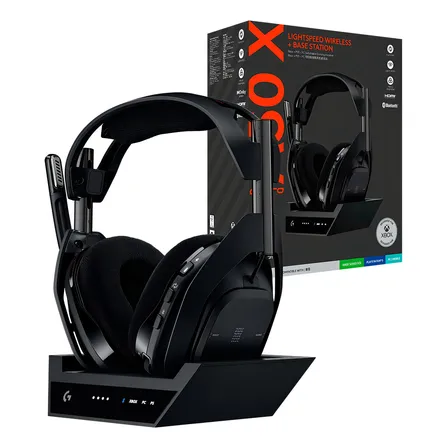Diadema Gamer Inalámbrica Astro A50 X Xbox + Ps5 + Pc / Mac Color Negro Luz N/a