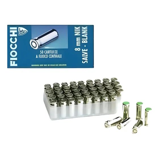 Caja De Munición Fogueo Fiocchi 8mm 50 Unidades Jainel