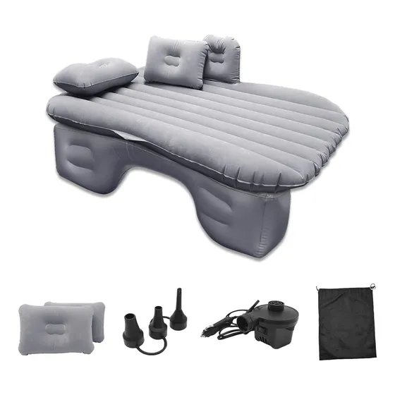 Colchon Inflable Carro Automovil Cama De Aire Cojin De Viaje Color