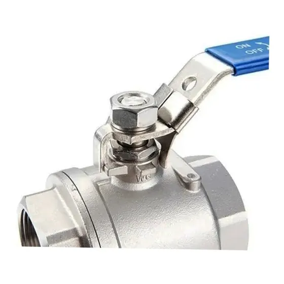 Válvula Bola Acero Inoxidable 1 1/2 PuLG 1000 Wog Npt 