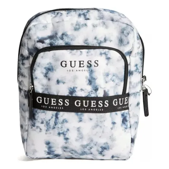 Mochila Guess Marbled Urbana Original De Viaje - Dama