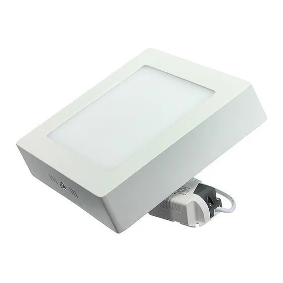 2 Panel Lampara Led Cuadrado 18w Superfial Techo  Luz Cálida