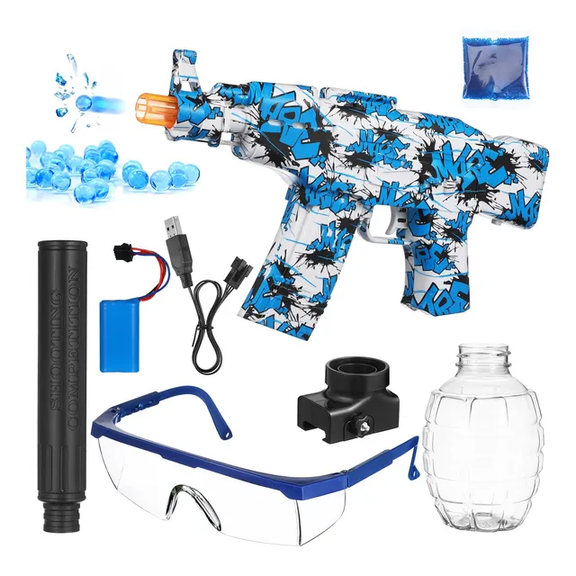 Pistola Hidrogel Ak Lanzador Gel Juguete Automatica Paraniño