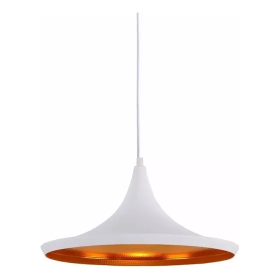Lámpara Colgante Moderna Pantalla Cobre Diseño Tom Dixon