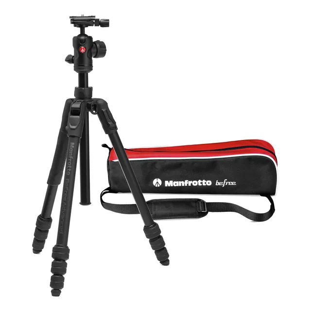 Kit Tripié Manfrotto Befree Advanced As Aluminio Twist Color Negro