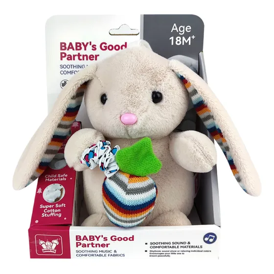 Conejo Zanahoria Rayas Peluche Bebe