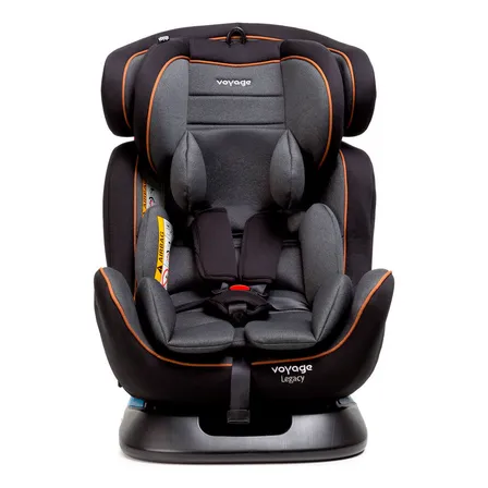 Cadeirinha Infantil Reclinável Legacy Cinza E Preto Mescla Voyage