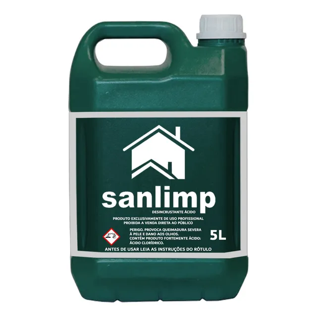 Limpa Pedra Pisos - Ácido Para Limpeza Sanlimp 5l