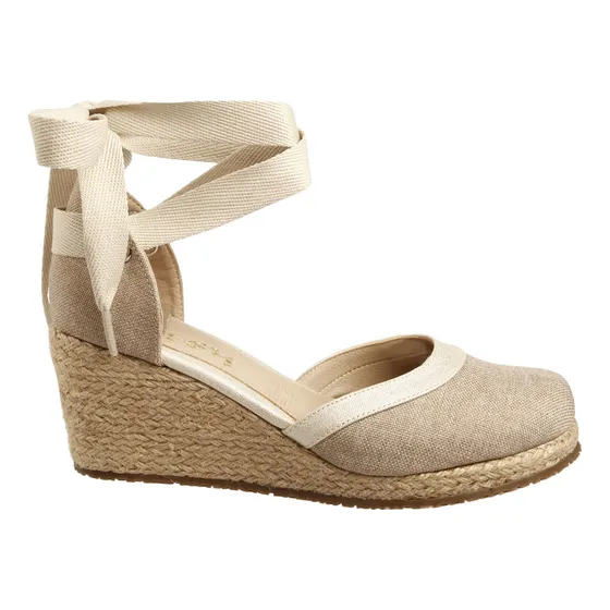 Zapato Mujer Alpargata Española Yossy Comoda Altura 6 Cm 