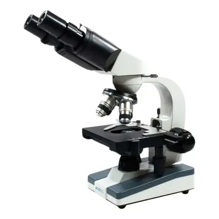 Microscópio Binocular Biológico 40-1600x Profissional Led Cor Branco 127/220v