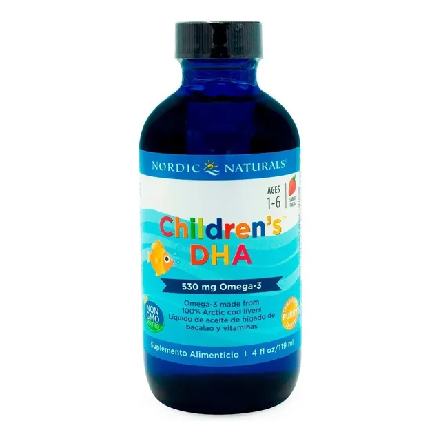 Nordic Naturals Dha Omega 3 Líquido Frutilla 119 Ml De Eeuu Frutilla
