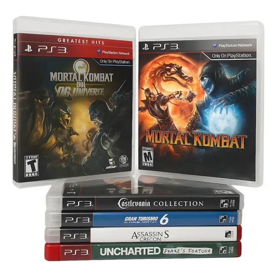 Lote 06 Jogos Ps3 Original Seminovo Midia Física Capa Manual