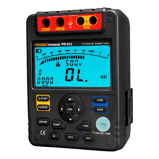 Megómetro Digital Prasek Pr-512 2500v (certificado Incluido)