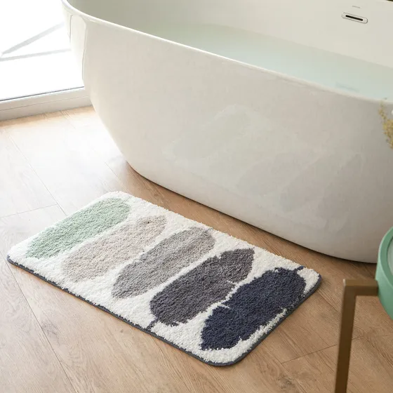 Alfombra Baño Bohemia 20 X 32  Lujosa Suave Antideslizante