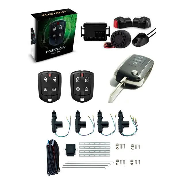 Alarma Llave Navaja Positron Ex Us + Cierre Centralizado Electrico 4ptas Cr Zuk