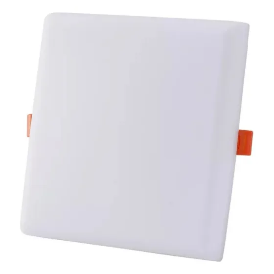 Plafon Embutir Borda Infinita Quadrada 12w 10x10 Branco Frio