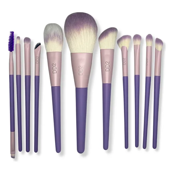 Set 11 Brochas Maquillaje Profesional Rostro Ojos Difuminar 