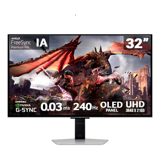 Monitor Samsung Odyssey G8 32  Oled 4k 240hz G-sync