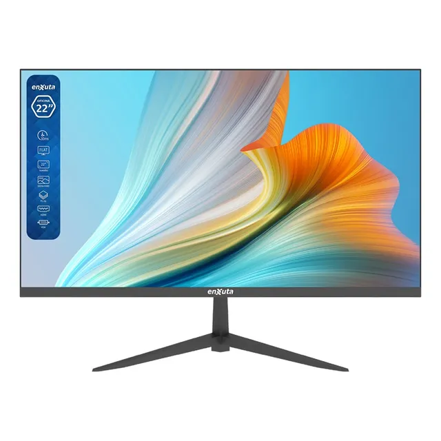 Monitor Enxuta 22 PuLG Full Hd Flat Hdmi Vga