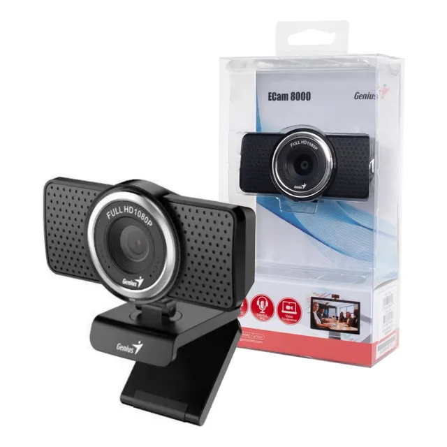 Webcam Genius Full Hd 1080p C/microfono Ecam 8000