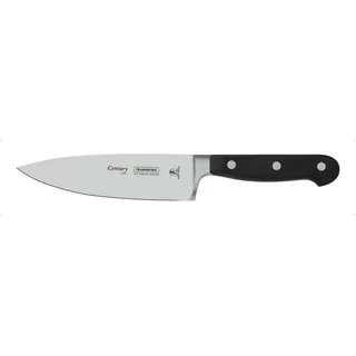 Faca Chef Tramontina LĂąmina De Inox Century 6'' Preto Faca Chef Tramontina LĂąmina De Inox Century 6'' Preto