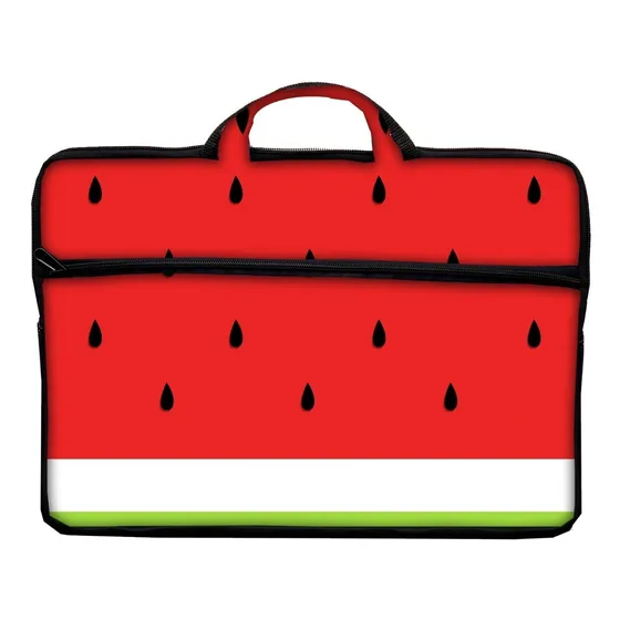 Funda Tipo Maletin Notebook Neoprene Para 14 Y 15.6 Bolsillo Y Manijas Diseños Surtidos Real Cover