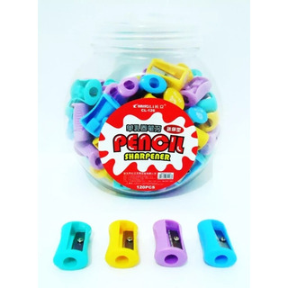 Sacapuntas Escolar Economico De Colores Bote Con 80 Pzs Sacapuntas Escolar Economico De Colores Bote Con 80 Pzs
