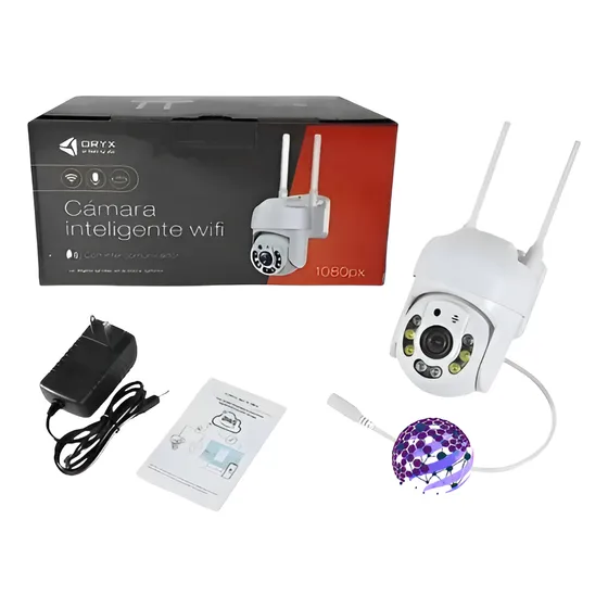 Camara Inteligente Wifi Seguimiento 360 Ycc365 App Microfono Blanco