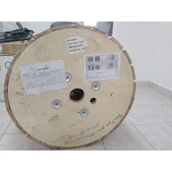 Fibra Optica De 6 Hilos Mini Adss Asu G652d Carrete De 2 Km