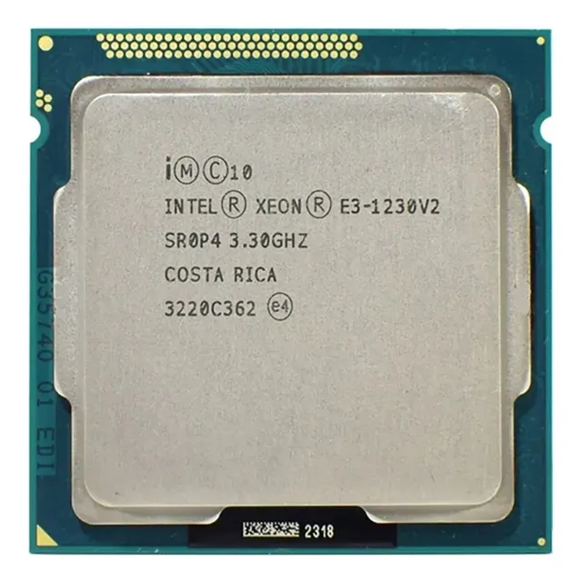 Intel Xeon E3-1230 V2 4 Núcleos 8 Hilos 3,3 Ghz 69 W