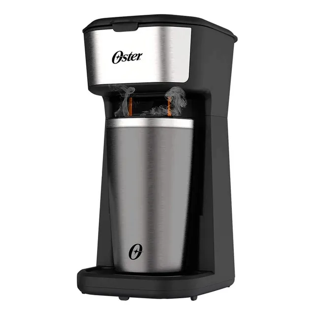 Cafeteira Oster 2day Inox 2 Em 1 Com Copo Térmico