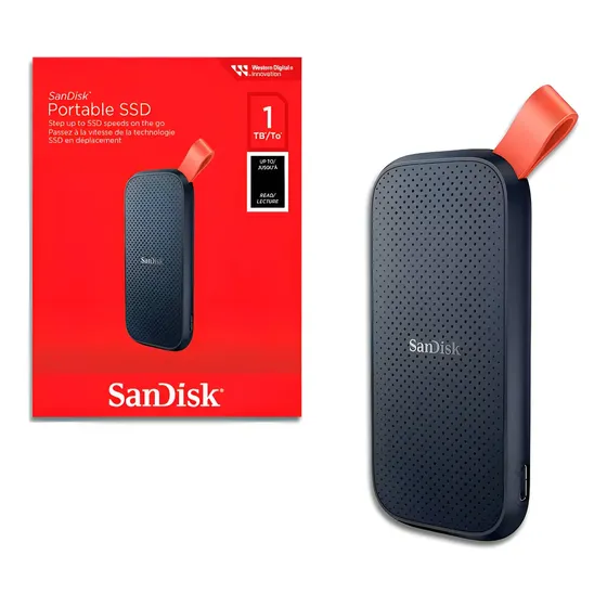 Ssd Externo Portátil 1tb Interface Usb 3.2 Sandisk Sdssde30-