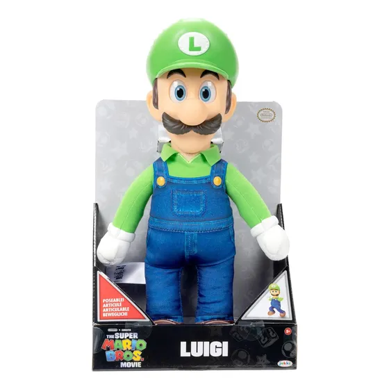 Figura Muñeco Luigi Super Mario Bros Nintendo Original