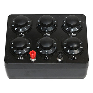 Caja De Resistencia Variable De Enseñanza De 0-9999 Ohmios Caja De Resistencia Variable De Enseñanza De 0-9999 Ohmios