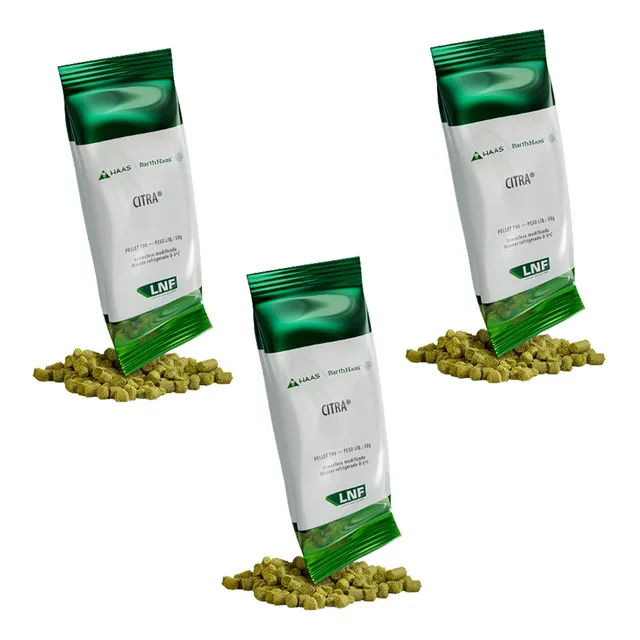 3 Pacotes Lupulo Citra 50g Cada - Barth-haas - Lnf