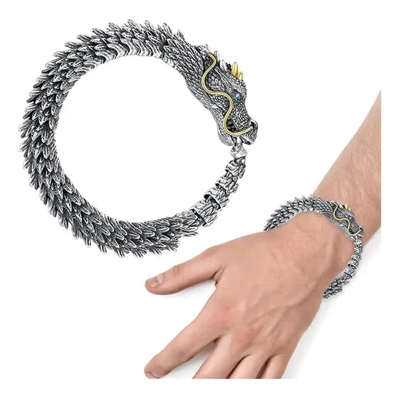 Pulsera De Dragón Feng Shui Atrae Suerte Abundancia Pulseras