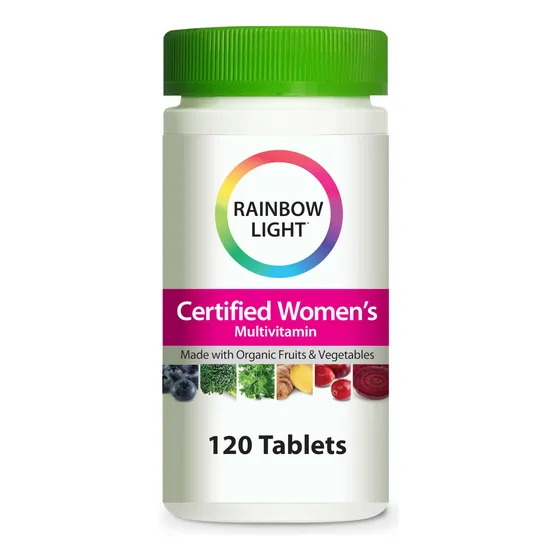 Suplemento Multivitamínico Rainbow Light Para Mujeres 120 Cá