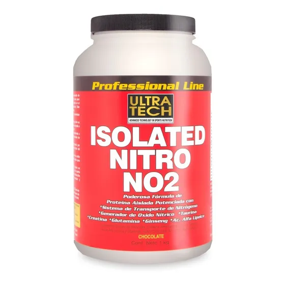 Isolated Nitro No2 Aislado De Proteina Ultra Tech X 1 Kg  Proteína Isolada Al 90 % Rápida Asimilación  